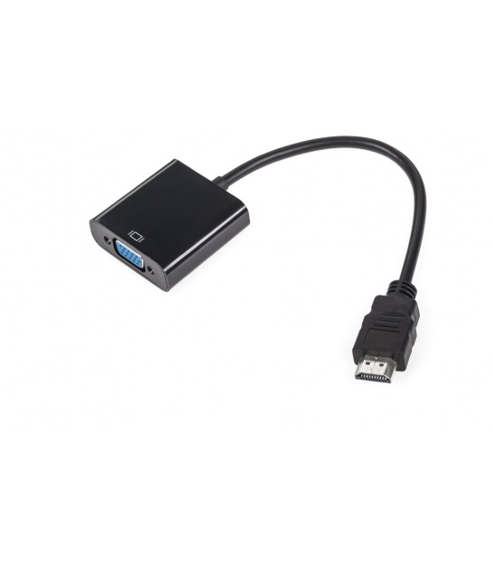 Złącze adapter wtyk HDMI gniazdo VGA +AUDIO
