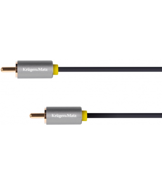 Kabel 1RCA-1RCA 1.8m Kruger&Matz Basic