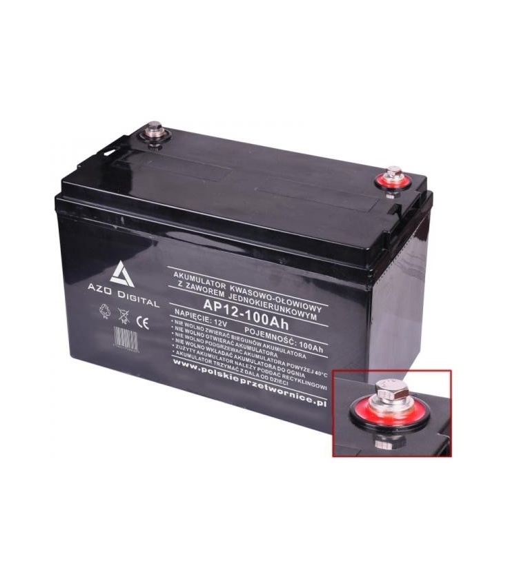 Akumulator żelowy AGM bezobsługowy AP12-100 12V 100Ah