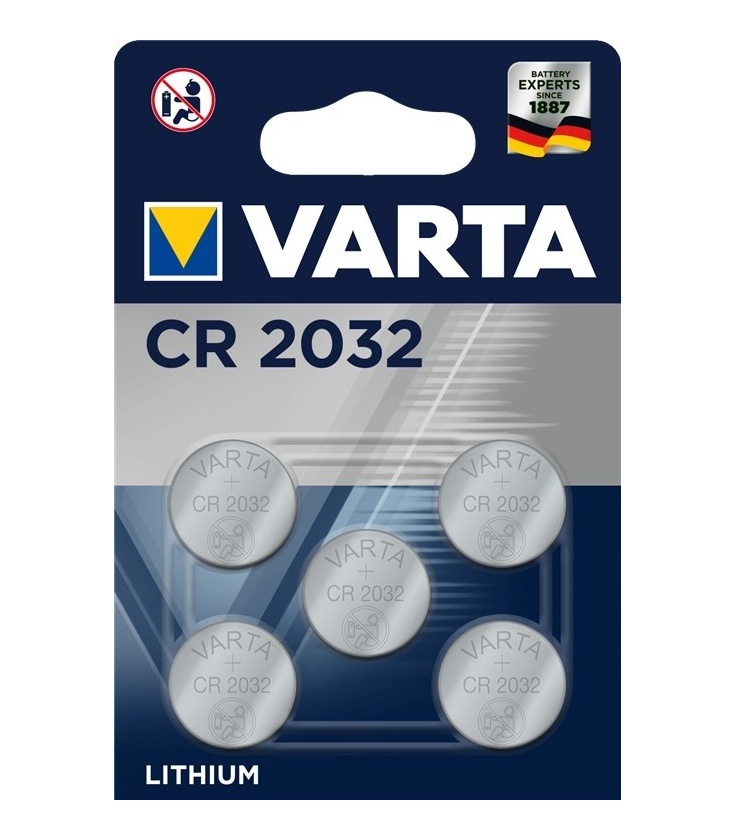 Bateria guzikowa litowa CR2032 , 3 V, Varta