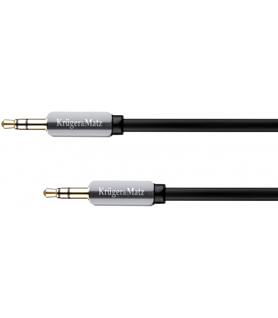Kabel wtyk - wtyk jack 3.5 stereo 1.8m Kruger&Matz