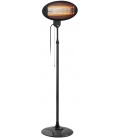 Grzejnik elektryczny (promiennik ciepła) tarasowy na stojaku.