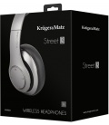 Bezprzewodowe słuchawki nauszne Kruger&Matz model Street 3 Wireless, kolor grafitowy
