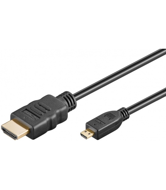Kabel HDMI micro / HDMI 2.0 Ethernet 2m Goobay