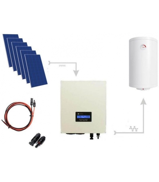 Zestaw do grzania wody w bojlerach ECO Solar Boost PRO 2500W MPPT 6xPV Mono