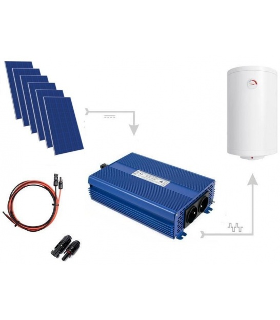 Zestaw do grzania wody w bojlerach ECO Solar Boost 2500W MPPT 6xPV Mono