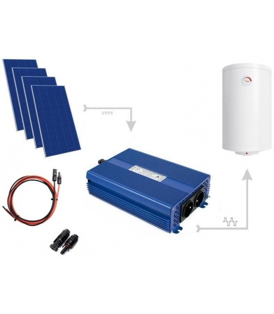 Zestaw do grzania wody w bojlerach ECO Solar Boost 1650W MPPT 4xPV Mono