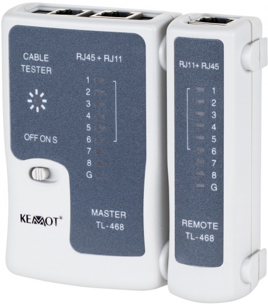 Tester do kabli telefonicznych i LAN RJ45/RJ11 TL-468