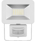 Reflektor zewnętrzny LED 20W z czujnikiem ruchu biały