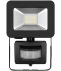 Reflektor zewnętrzny LED 10W z czujnikiem ruchu czarny