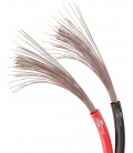 Kabel głośnikowy czarno-czerwony Cu 2x0,35mm2 rolka 50m