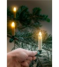 10 bezprzewodowych świec LED do choinek świątecznych