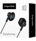Słuchawki douszne z mikrofonem Kruger&Matz B2 czarne