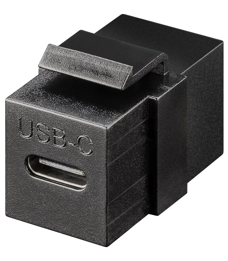 Moduł Keystone USB-C™, USB 3.2 Gen 2 (10 Gbit/s), czarny