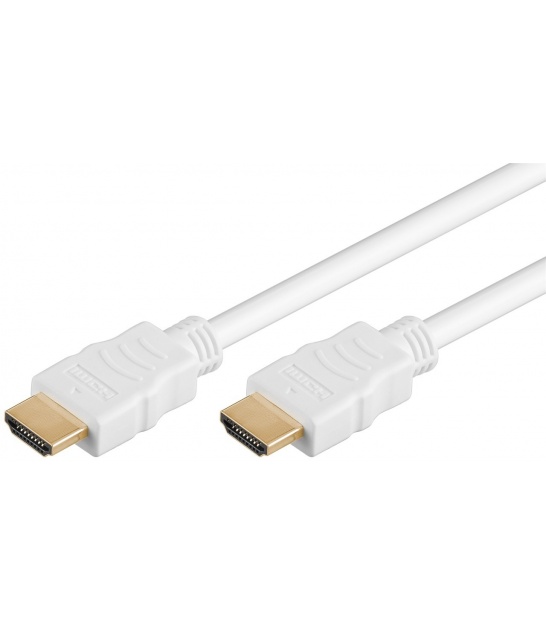 Kabel HDMI / HDMI 1.4 7,5m biały Goobay