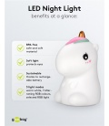 Lampka nocna LED "Jednorożec" Goobay