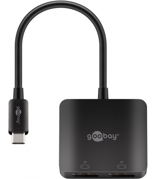 Adapter USB-C™ / 2x DisplayPort Goobay