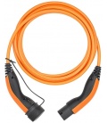 Kabel do ładowania samochodu elektrycznego Typu 2, do 22 kW, 10 m, pomarańczowy