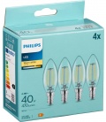 Żarówka LED Philips Filament E14 4,3W (40W) 2700K /cena za pudełko 4 sztuki