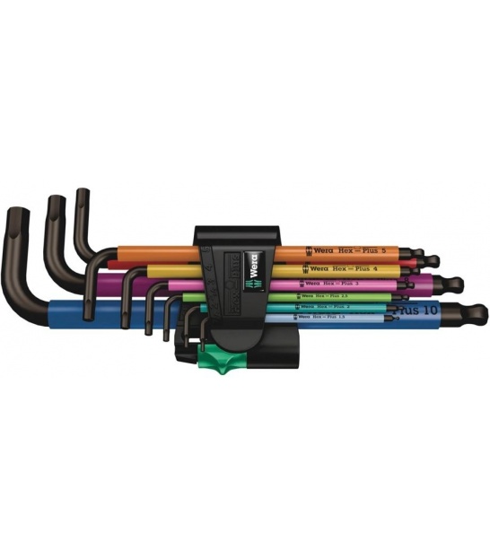 Zestaw kluczy imbusowych WERA 950 SPKL/9 SM N Multicolor