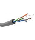 Kabel instalacyjny CAT 5e U/UTP szary 100m