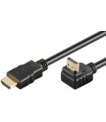 Kabel HDMI / HDMI 2.0 Ethernet 1m (kątowy wtyk 90°) Goobay