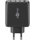 Szybka ładowarka sieciowa USB + 3x USB-C™ PD (Power Delivery) (68 W) Goobay