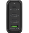Szybka ładowarka sieciowa USB + 3x USB-C™ PD (Power Delivery) (68 W) Goobay