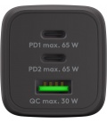 Szybka ładowarka sieciowa USB + 2x USB-C™ PD (Power Delivery) (65 W) Goobay