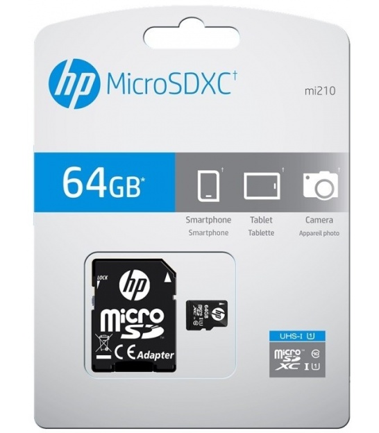 Karta microSD HP 64GB + adapter U1