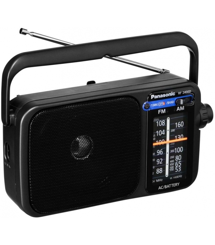 Radio FM Panasonic RF-2400DEG-K czarne