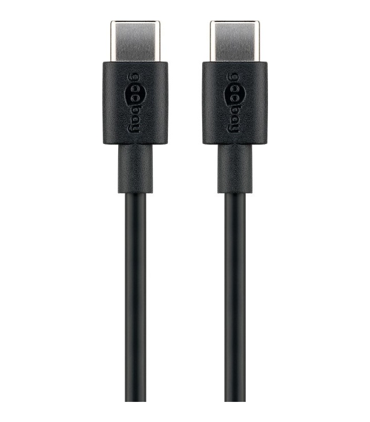 Kabel USB-C / USB-C 1m Goobay czarny