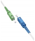 Kabel światłowodowy SC (APC) / SC (UPC) Singlemode(OS2) biały 1m