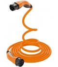 HELIX® Kabel do ładowania samochodu elektrycznego Typu 2, do 22 kW, 5 m, pomarańczowy