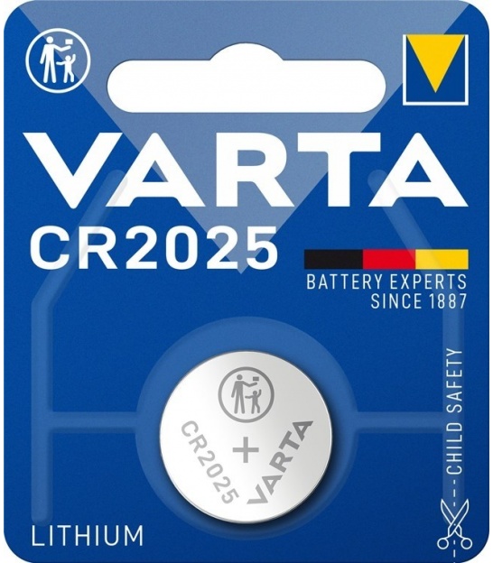 CR2025 (6025) bateria, 1 szt./blister bateria guzikowa litowa, 3 V