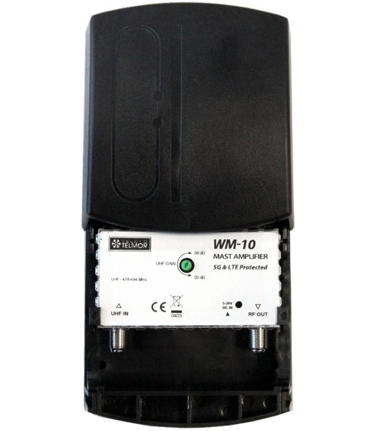 Wzmacniacz masztowy WM-10 UHF DVB-T2 5G PROTECTED Telkom Telmor