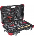 Zestaw narzędzi GEDORE red walizka narzędziowa 1/4" + 1/2" 100-części